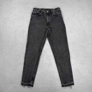 Vintage 1994 Levi's 550 Relaxed Fit Tapered Orange Tab Denim Jeans Fit 31 x 34